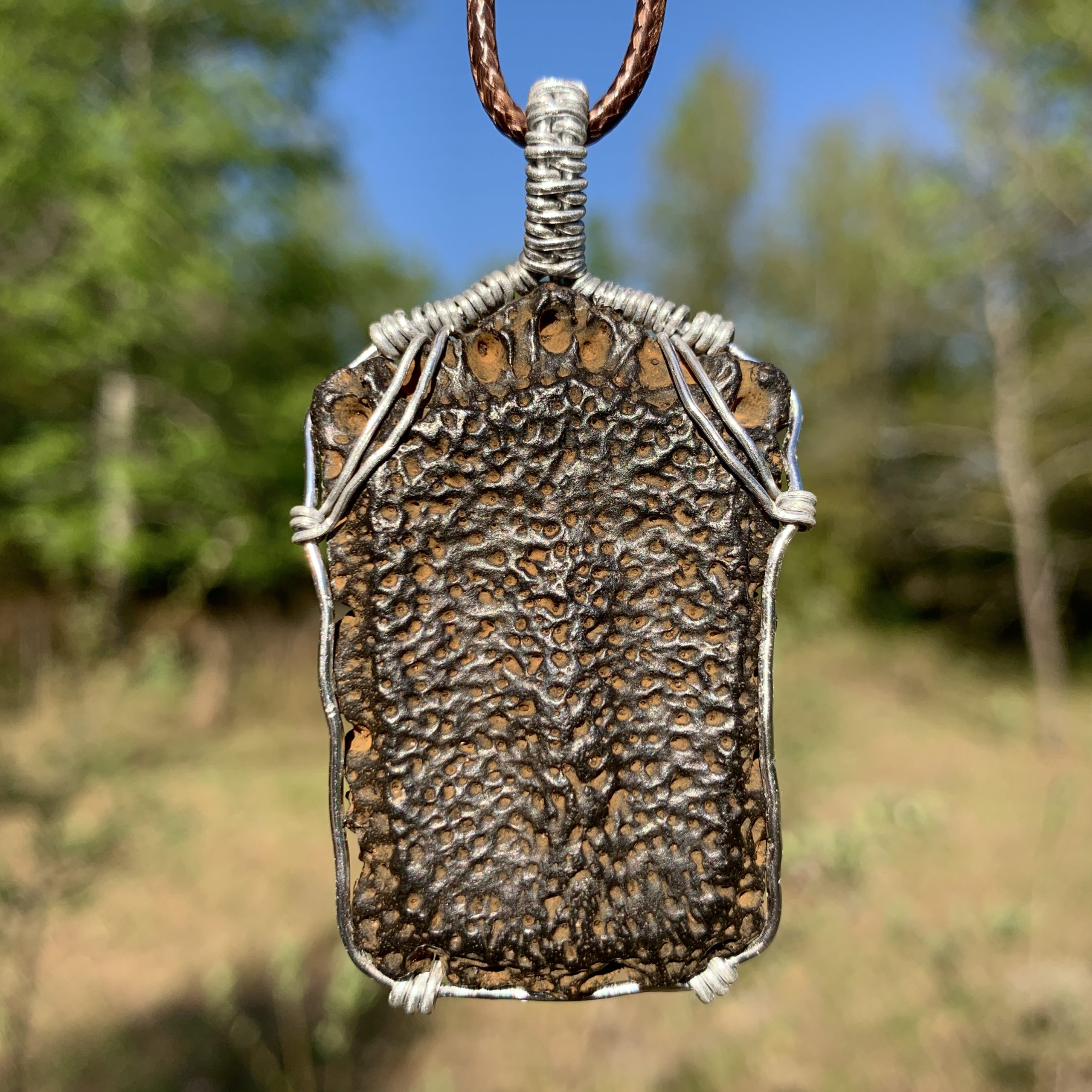 Giant Armadillo Osteoderm Necklace | Pleistocene - PaleoCris